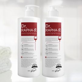 Dr.RAPHA-R Intensive Scalp RED Shampoo 1L – Anti-Hair Loss Shampoo, Functional Hair-Cycle Care, Manuka Honey, 5 Hydrolyzed Proteins, pH-Balanced, Dandruff & Scalp Care _ Made in KOREA